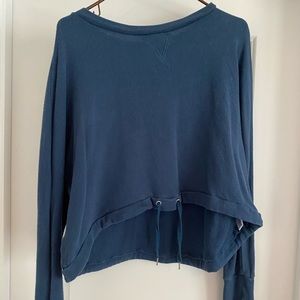 long sleeve crop top